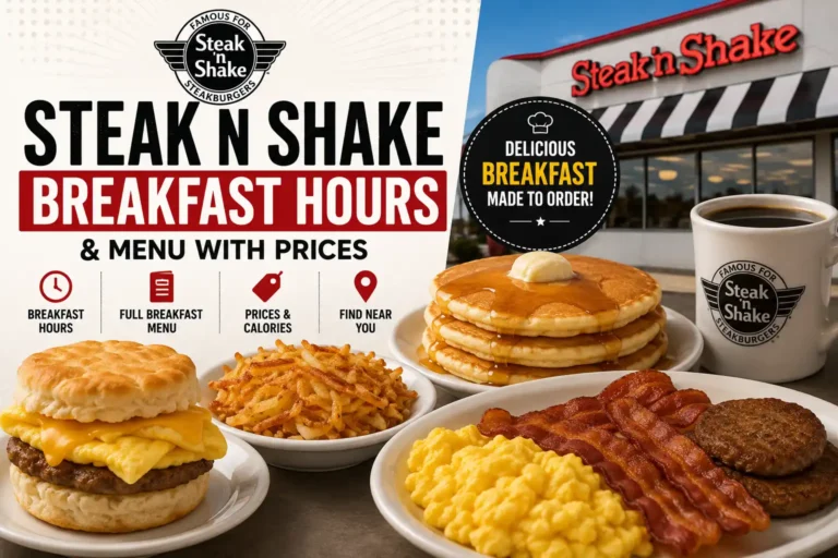 Steak n Shake breakfast hours