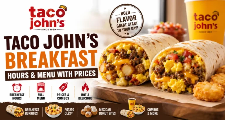 Taco John's breakfast hours