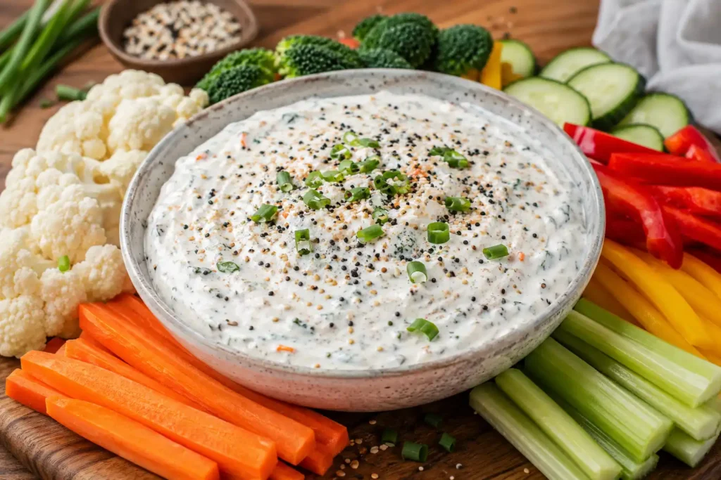 Taylor Farms everything ranch dip recipe