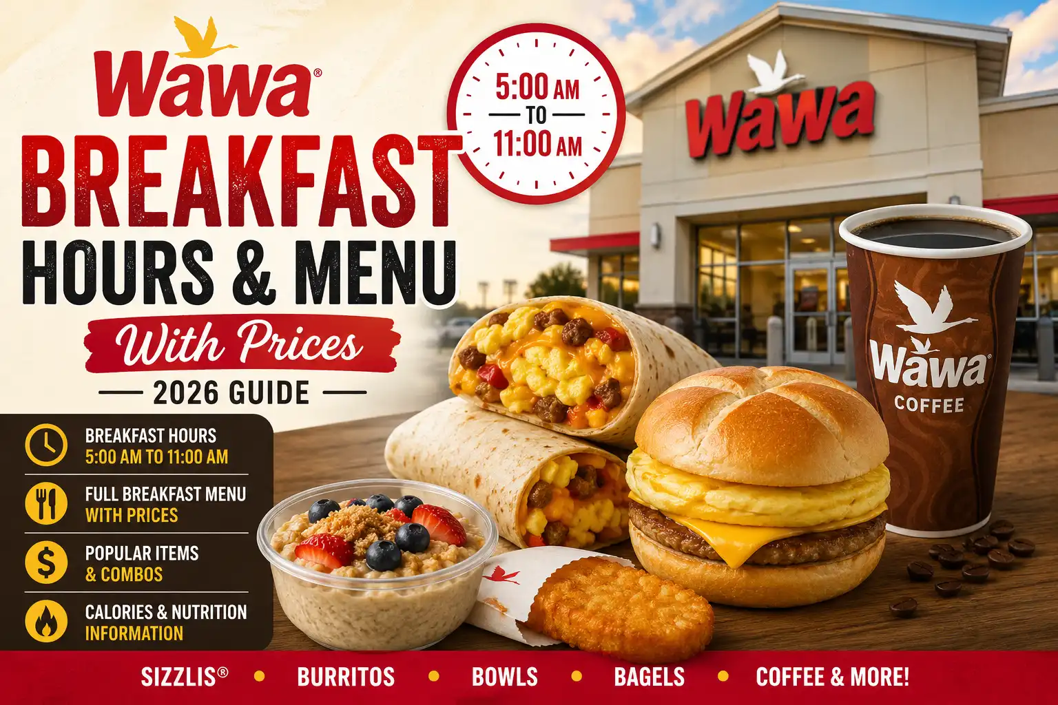 Wawa Breakfast hours