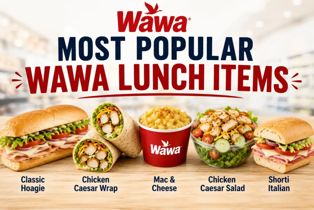 Wawa lunch menu