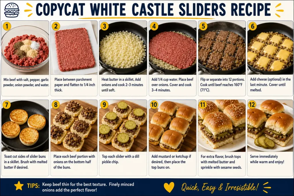 White Castle Sliders Recipe