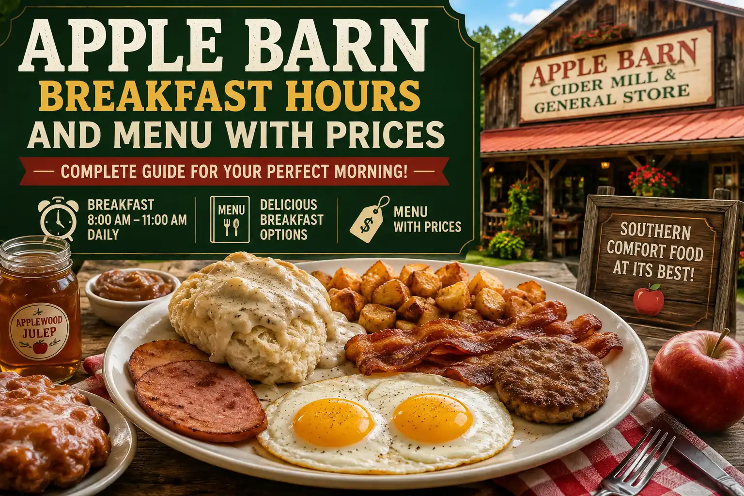 Apple Barn breakfast hours