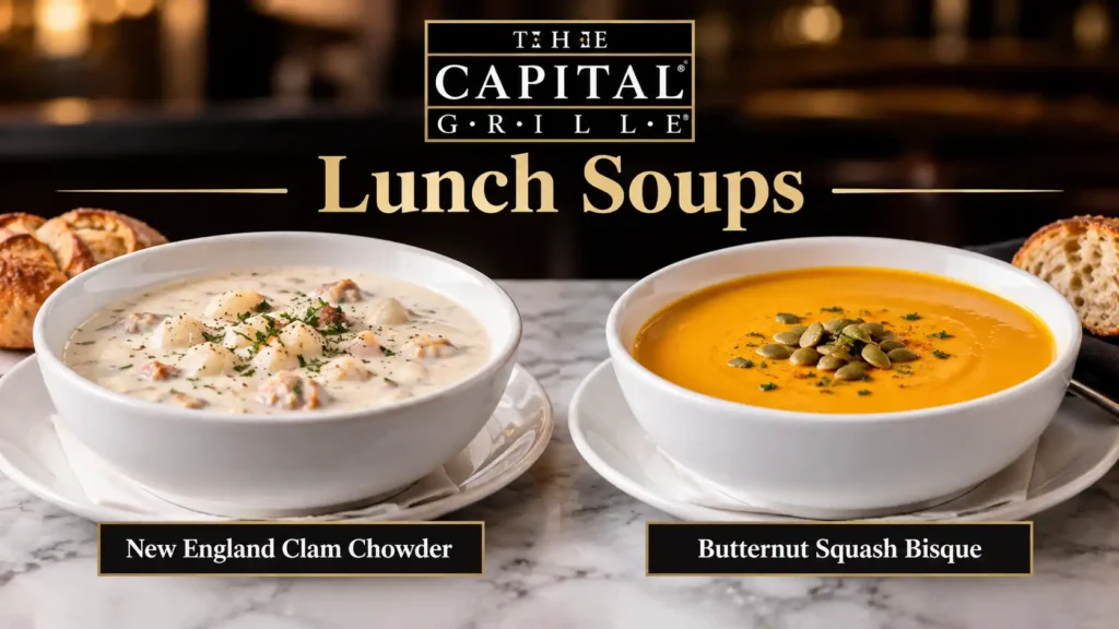 Capital Grille lunch menu