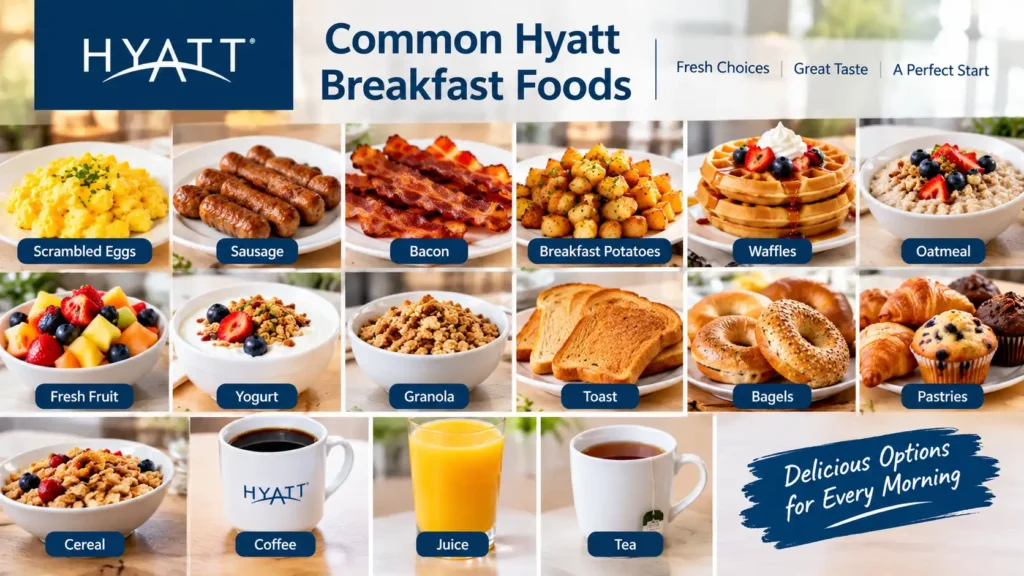 Hyatt breakfast menu