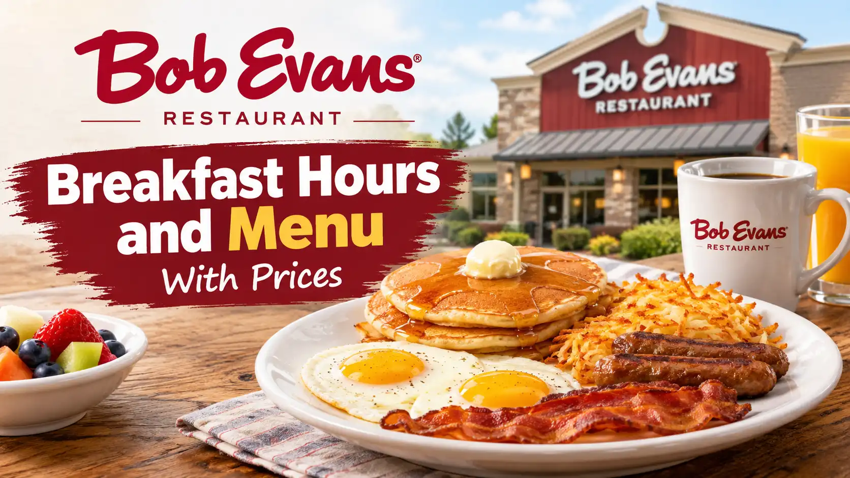 bob evans breakfast hours