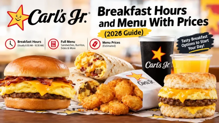 Carl Jr breakfast hours