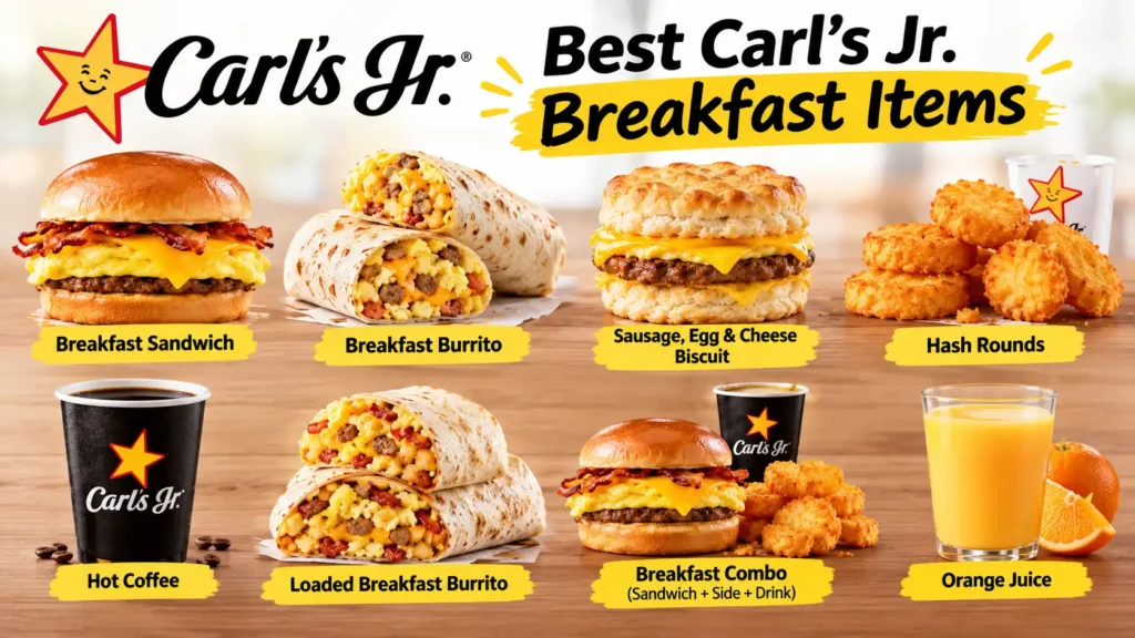 Carl's Jr breakfast menu