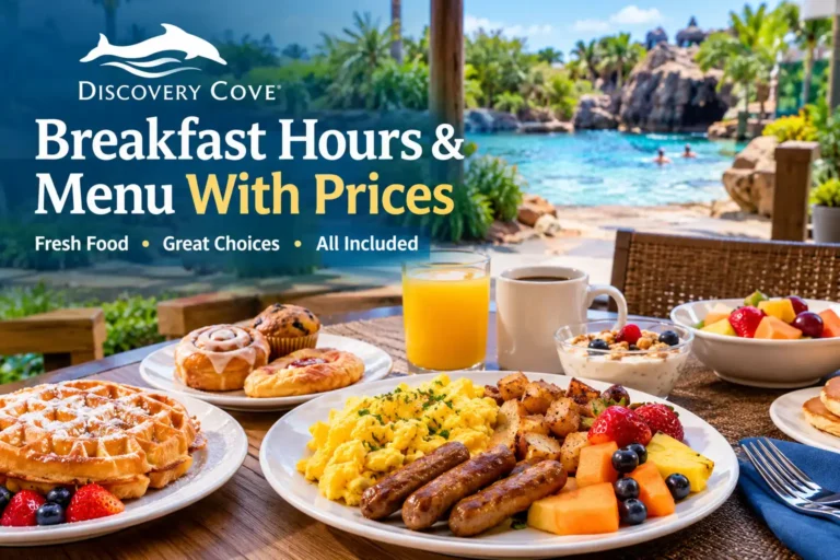 Discovery Cove breakfast hours