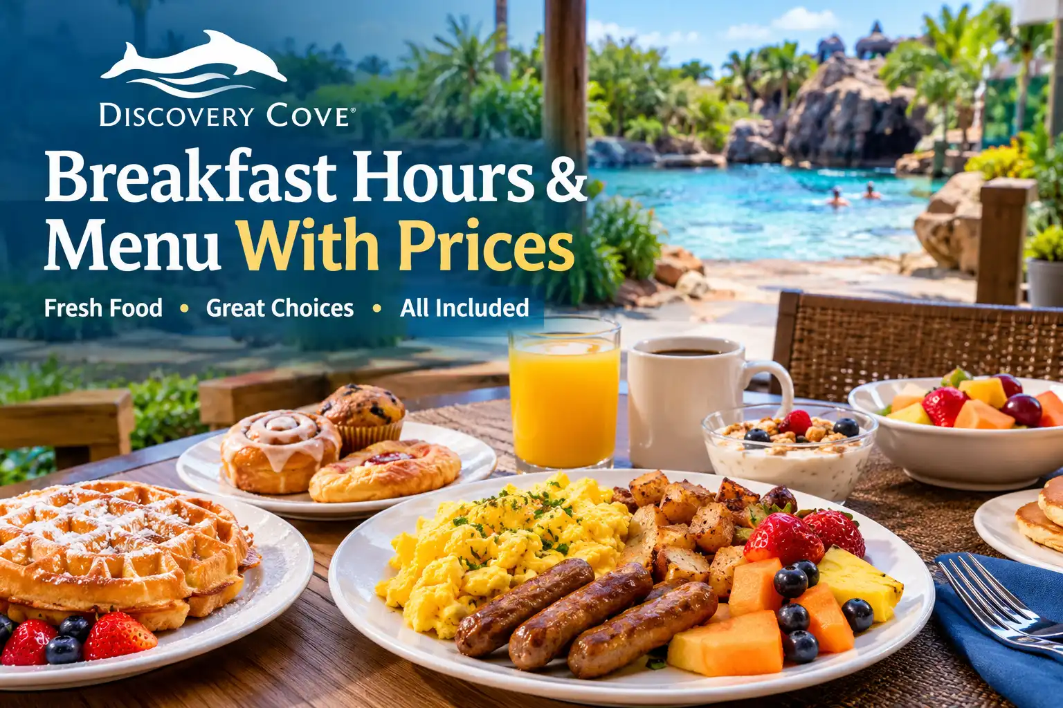 Discovery Cove breakfast hours