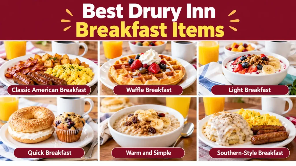 Drury Inn Breakfast Menu