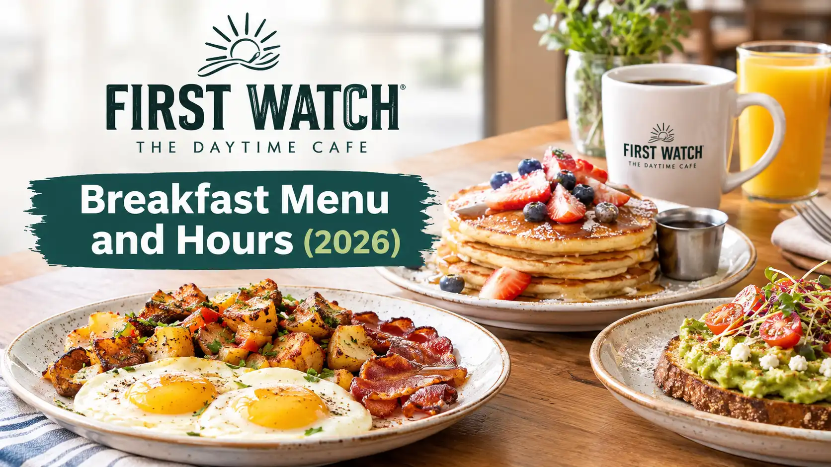 First Watch Breakfast Menu and hours