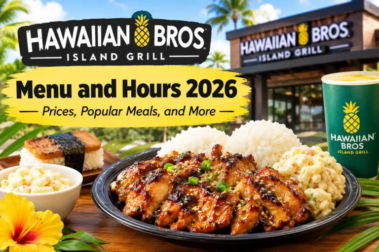 Hawaiian Bros Menu and Hours