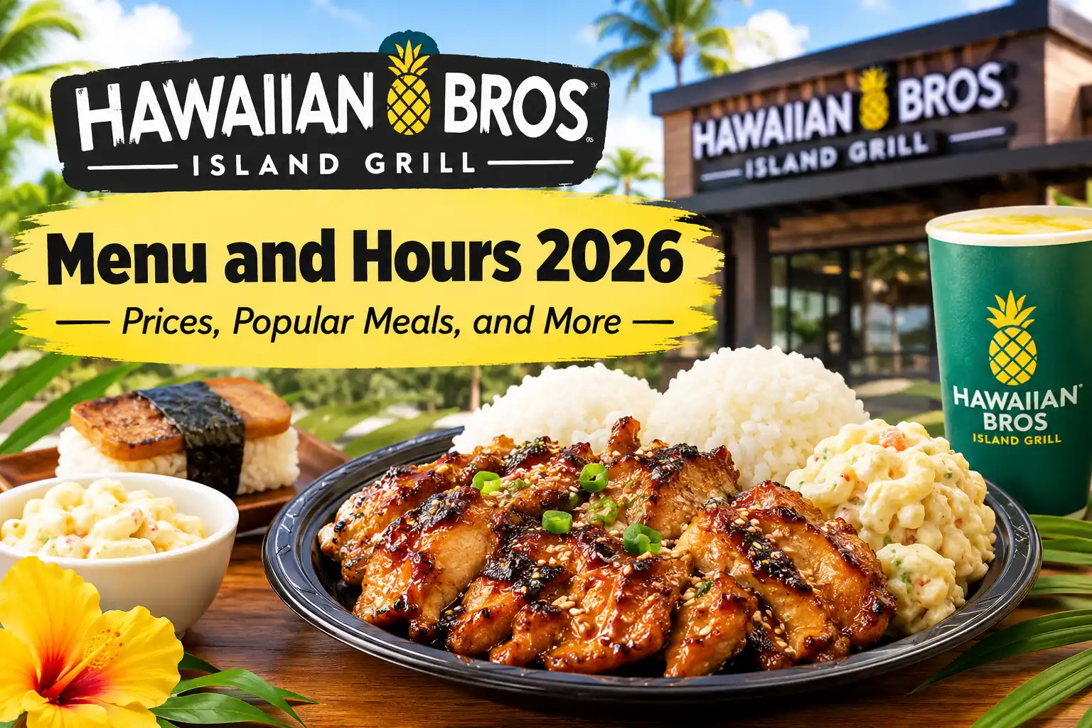 Hawaiian Bros Menu and Hours