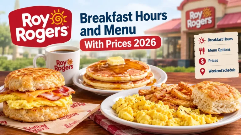 Roy Rogers breakfast hours
