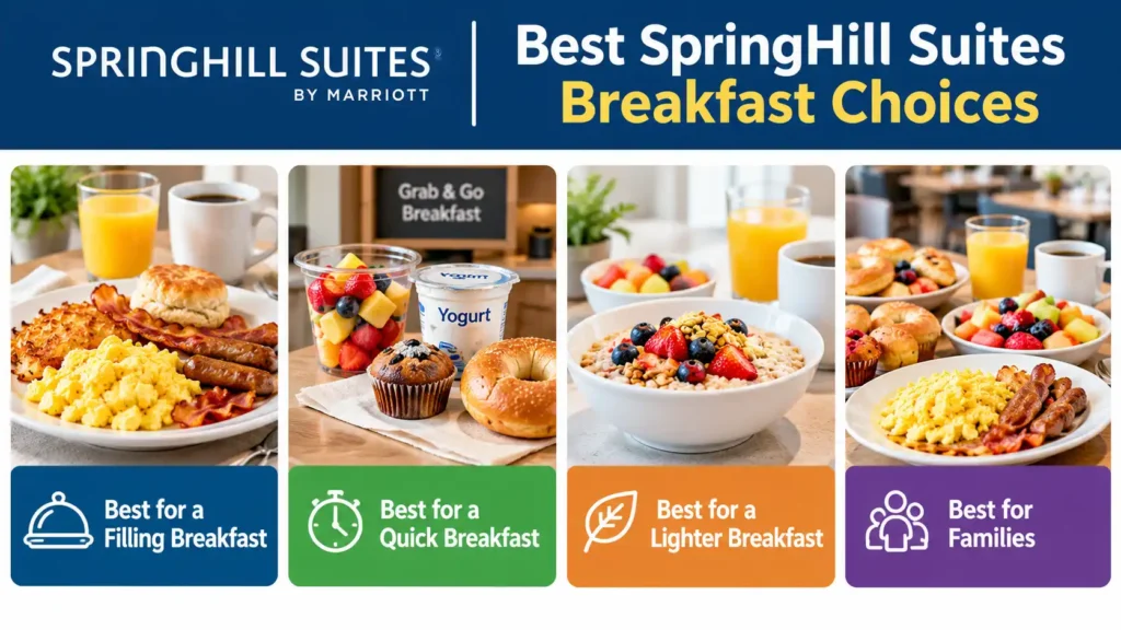 SpringHill Suites breakfast menu