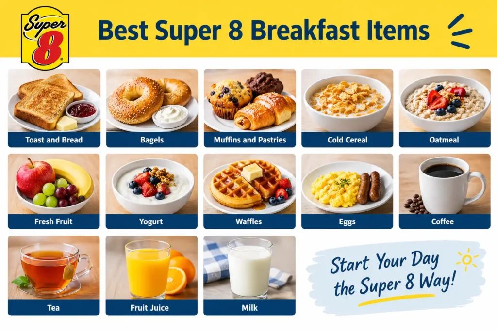 Super 8 Breakfast Favorites